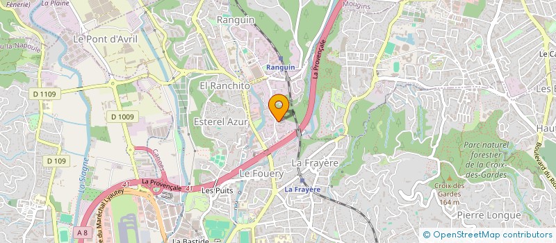 localisation de l'entreprise CAMAVINI 83 à LE CANNET