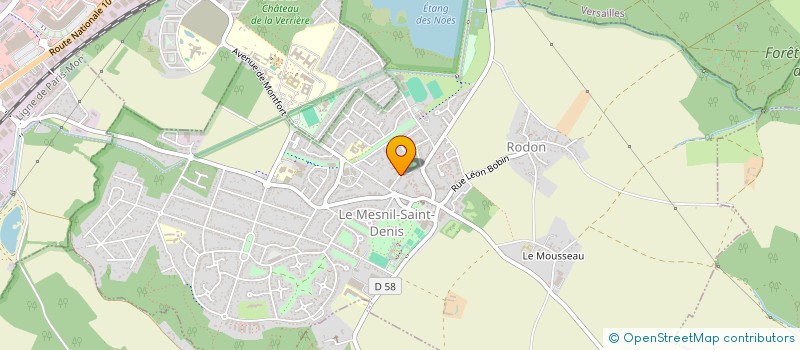 localisation de l'entreprise CAMAX 34  LE MESNIL-SAINT-DENIS