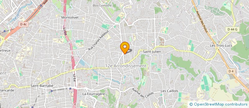 localisation de l'entreprise CAMAX à MARSEILLE 12EME