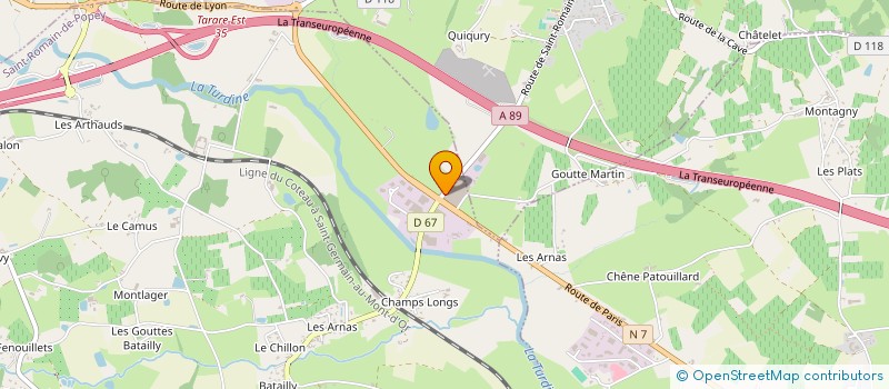 localisation de l'entreprise CAMAX  SAINT-ROMAIN-DE-POPEY