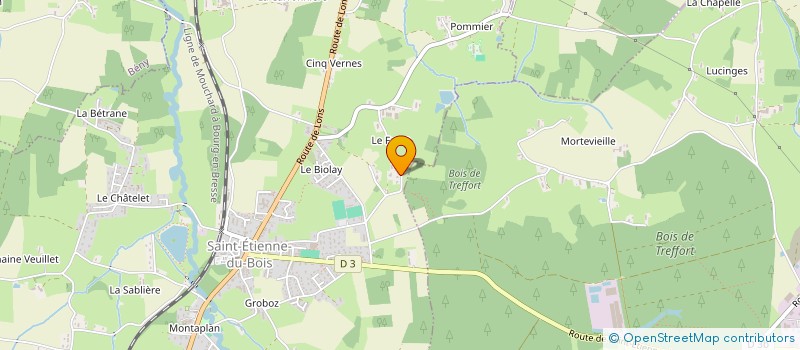 localisation de l'entreprise CAMAX  SAINT-ETIENNE-DU-BOIS