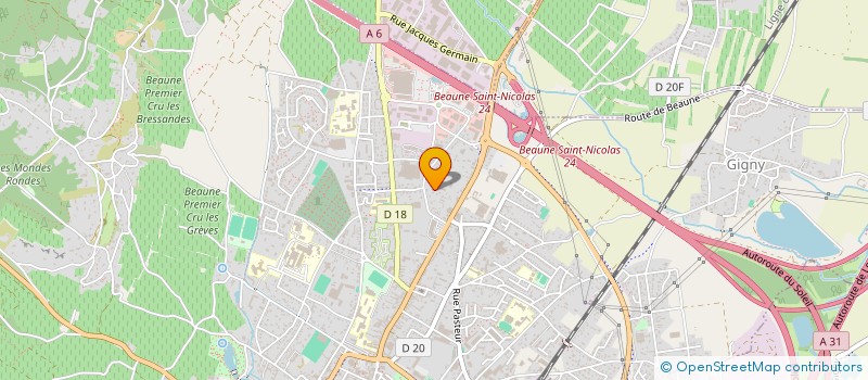 localisation de l'entreprise CAMAXATO à BEAUNE