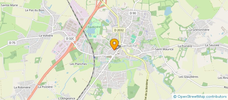 localisation de l'entreprise CAMAXE à LA GARNACHE