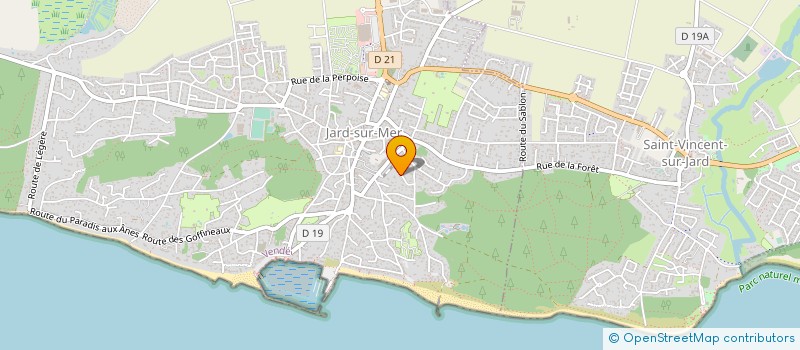 localisation de l'entreprise CAMAXOL à JARD-SUR-MER