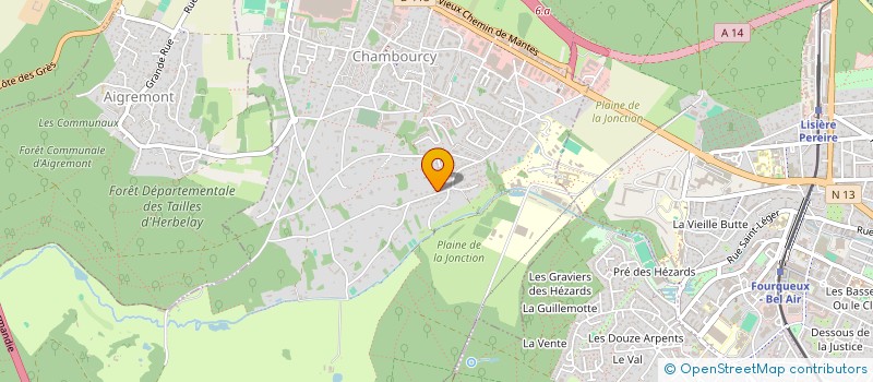 localisation de l'entreprise CAMAXSAND  CHAMBOURCY