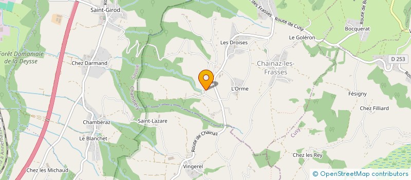 localisation de l'entreprise CAMAYOS  CHAINAZ-LES-FRASSES