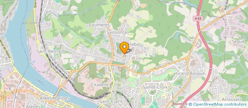 localisation de l'entreprise CAMAYOU à BAYONNE