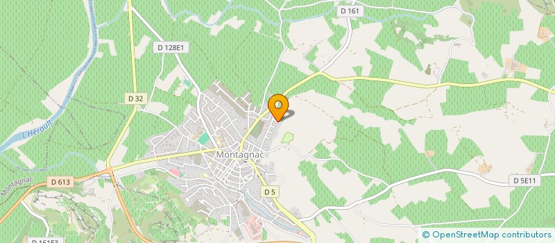 localisation de l'entreprise CAMBAP  MONTAGNAC