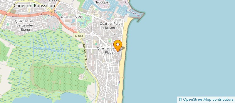 localisation de l'entreprise CAMBAT  CANET EN ROUSSILLON