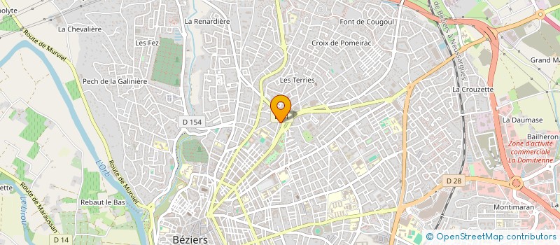 localisation de l'entreprise CAMBE PROMOTION à BEZIERS