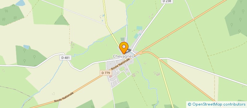 localisation de l'entreprise CAMBECO  CHEVAGNES