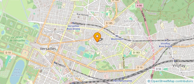 localisation de l'entreprise CAMBERVELLE CEDRICK à VERSAILLES