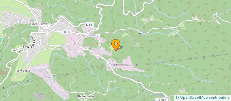localisation de l'entreprise CAMBESSE GRANITS  LACROUZETTE
