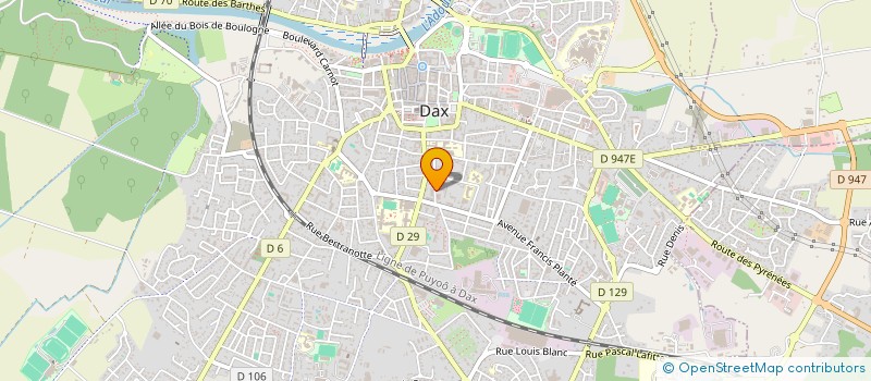 localisation de l'entreprise CAMBET ENTREPRISES  DAX