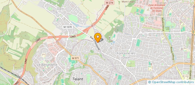 localisation de l'entreprise CAMBI21  FONTAINE-LES-DIJON