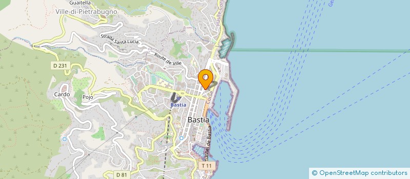 localisation de l'entreprise CAMBIAGGIO à BASTIA