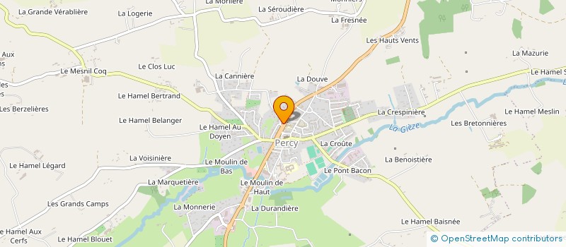 localisation de l'entreprise CAMBIER AUTOMOBILE  PERCY-EN-NORMANDIE