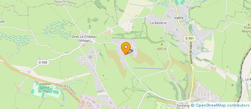 localisation de l'entreprise CAMBIO  ONET-LE-CHATEAU