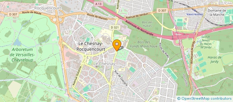 localisation de l'entreprise CAMBIS INVEST  LE CHESNAY-ROCQUENCOURT