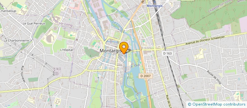 localisation de l'entreprise CAMBIUM 17 à MONTARGIS
