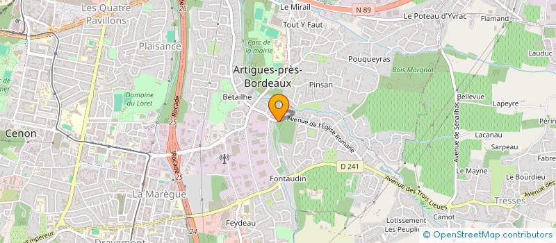localisation de l'entreprise CAMBIUM & CO. à ARTIGUES-PRES-BORDEAUX