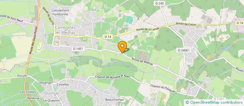 localisation de l'entreprise CAMBLANES AND CO  CAMBLANES-ET-MEYNAC