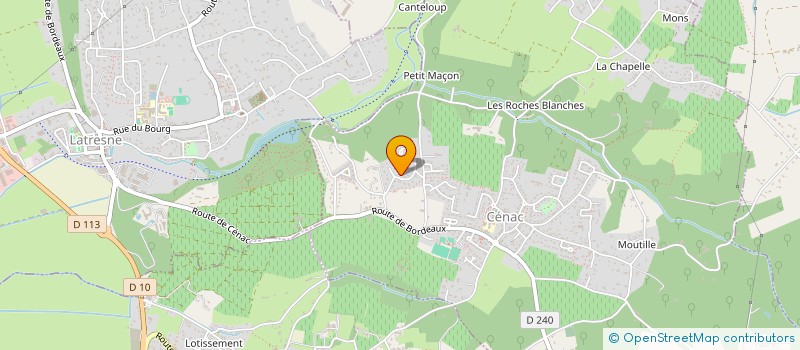 localisation de l'entreprise CAMBLAVET  CENAC