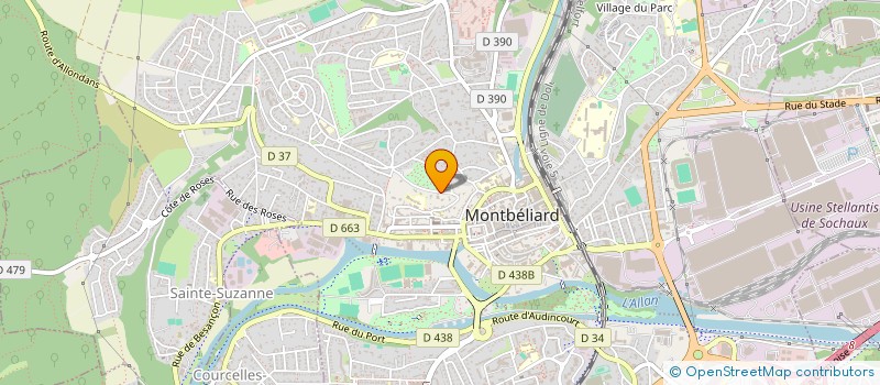 localisation de l'entreprise CAMBO INVEST à MONTBELIARD