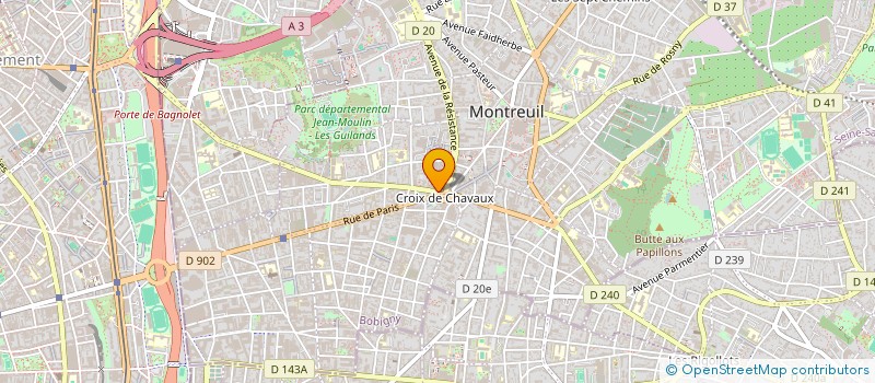 localisation de l'entreprise CAMBODIA à MONTREUIL