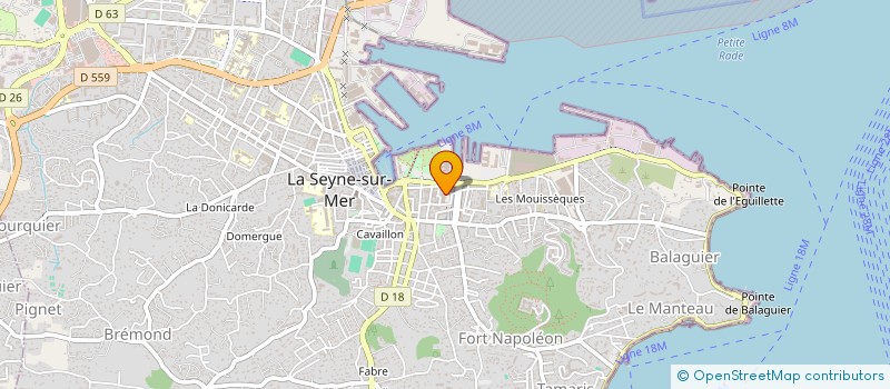 localisation de l'entreprise CAMBODIA FOOD  LA SEYNE-SUR-MER