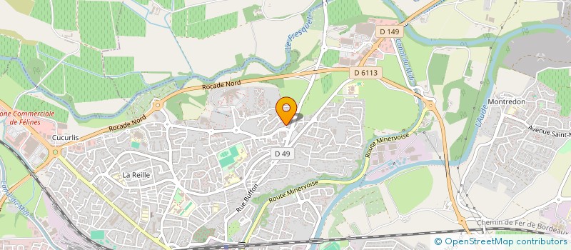 localisation de l'entreprise CAMBOHUTTER IMMOBILIER à CARCASSONNE