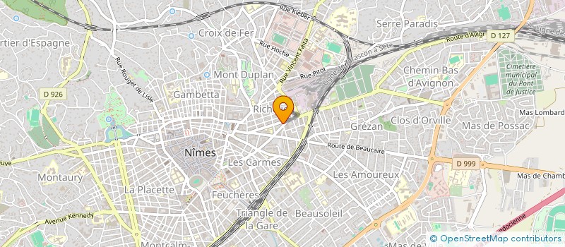 localisation de l'entreprise CAMBON  NIMES