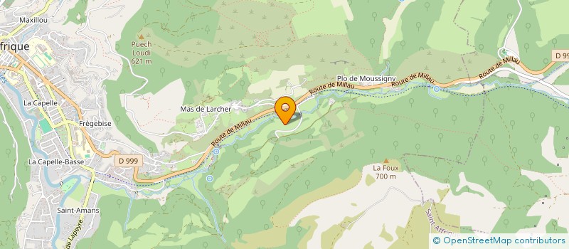 localisation de l'entreprise CAMBON  ST-AFFRIQUE