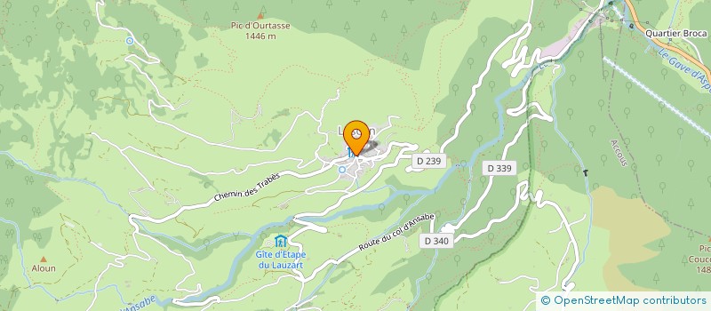 localisation de l'entreprise CAMBOT  LESCUN