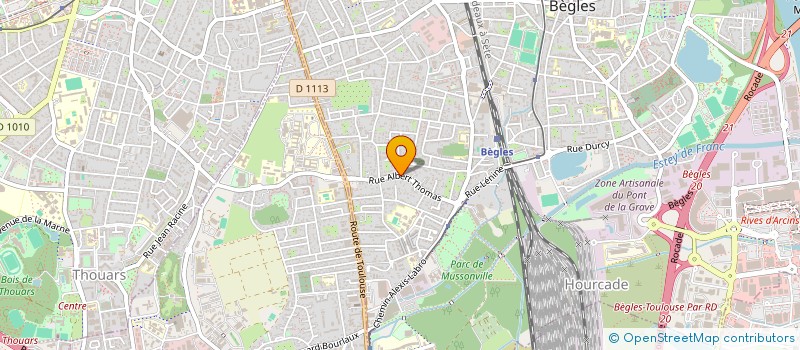 localisation de l'entreprise CAMBOT à BEGLES