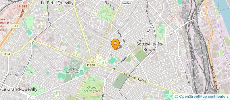 localisation de l'entreprise CAMBOU  SOTTEVILLE-LES-ROUEN