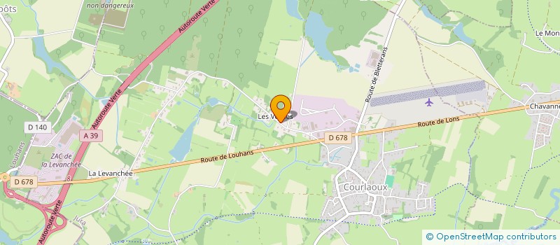 localisation de l'entreprise CAMBOUIS 39 à COURLAOUX