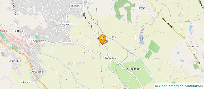 localisation de l'entreprise CAMBOULIVES MT  PUYGOUZON