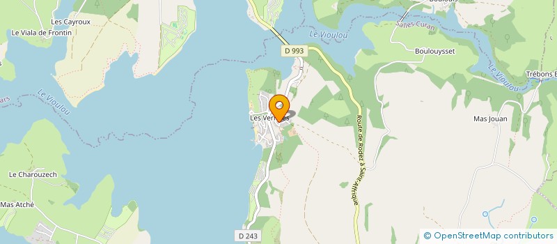 localisation de l'entreprise CAMBOULIVES REYLET  SALLES-CURAN