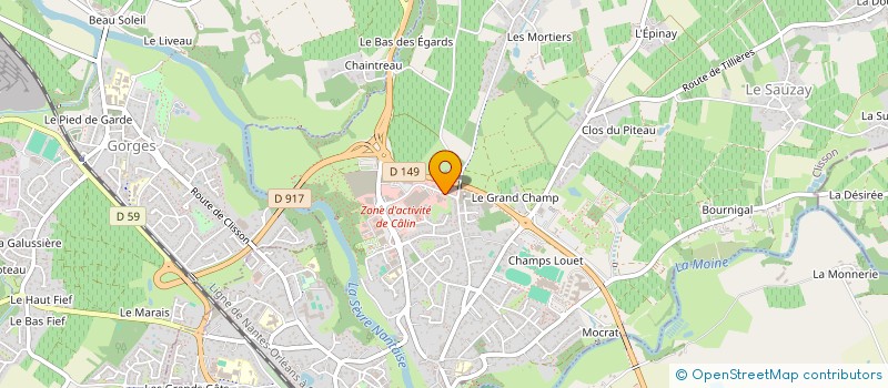 localisation de l'entreprise CAMBOX EUROPE à CLISSON