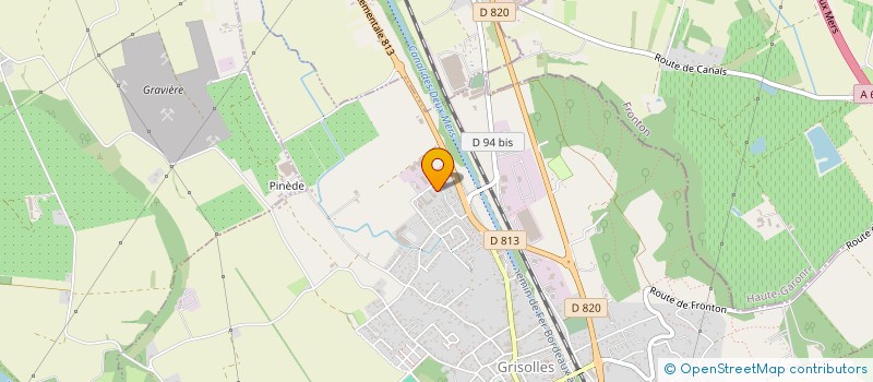 localisation de l'entreprise CAMBRA INDUSTRIE  GRISOLLES