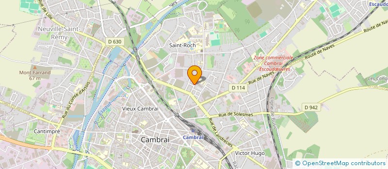 localisation de l'entreprise CAMBRAI PATCHWORK à CAMBRAI