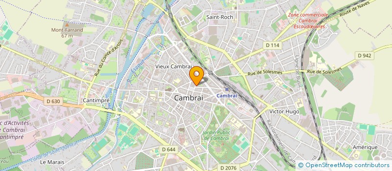 localisation de l'entreprise CAMBRAI WASH à CAMBRAI