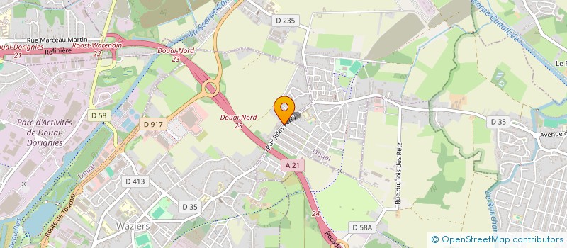 localisation de l'entreprise CAMBRAICAB  WAZIERS