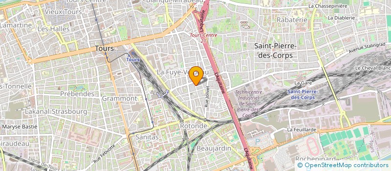 localisation de l'entreprise CAMBRANAIS  TOURS