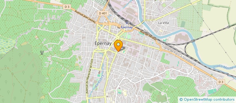 localisation de l'entreprise CAMBRES ET CIE  EPERNAY