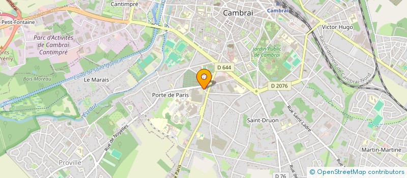 localisation de l'entreprise CAMBRESIS ARENA  CAMBRAI