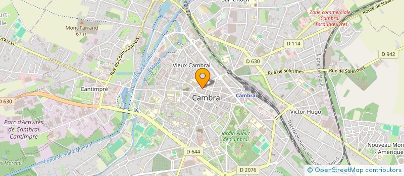 localisation de l'entreprise CAMBRESIS ENVIRONNEMENT à FONTAINE-NOTRE-DAME