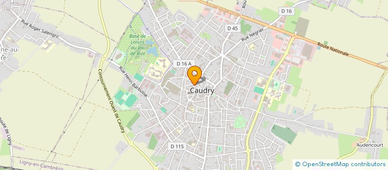 localisation de l'entreprise CAMBRESIS MEUBLE CONFORT MENAGER  CAUDRY