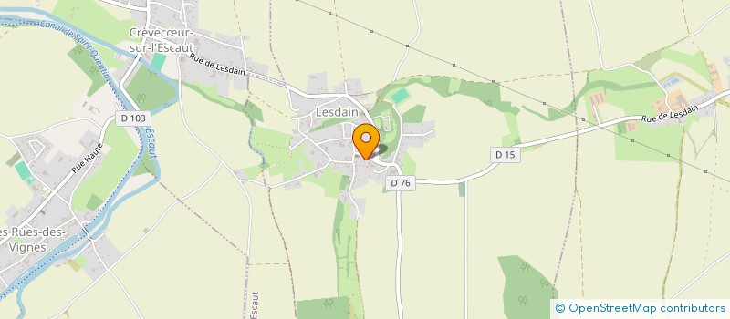 localisation de l'entreprise CAMBRESIS PAYSAGES  CREVECUR-SUR-L'ESCAUT